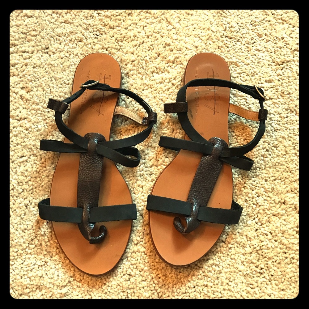 Never worn madewell sandals size 7 - black